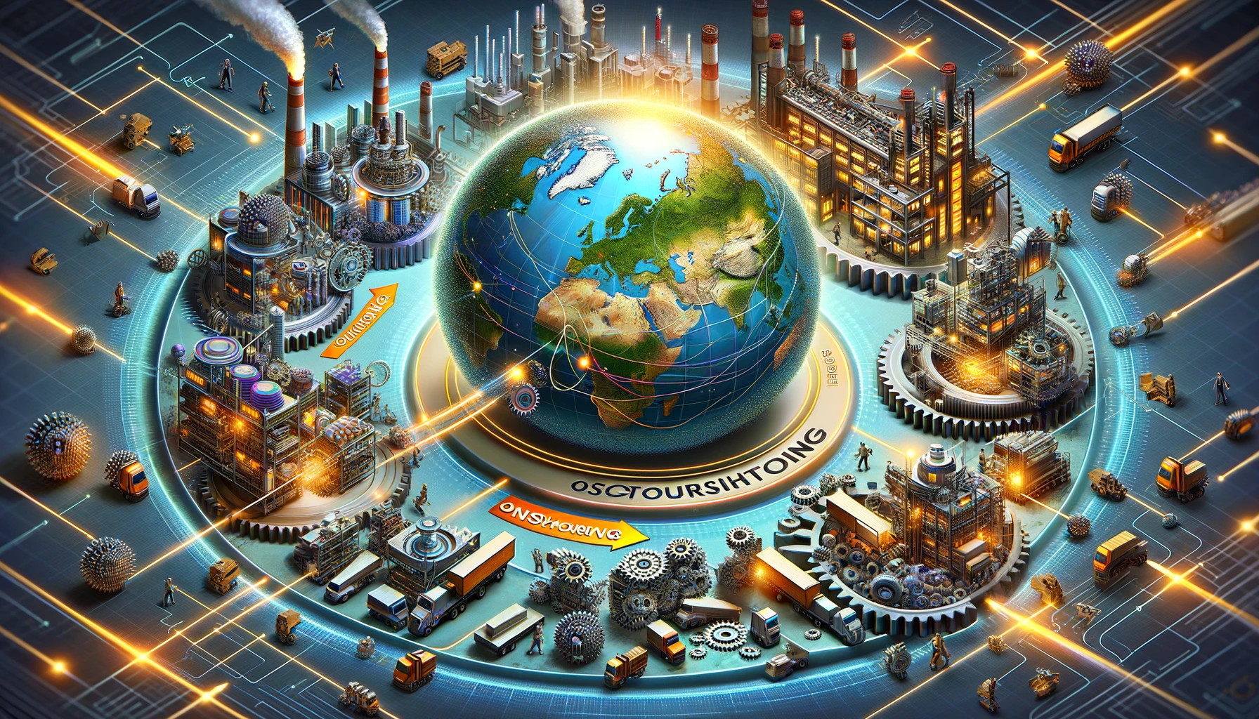 “Steering Through Manufacturing Strategies: Mastering Outsourcing, Insourcing, Offshoring, Near-shoring, and the Core vs. Non-core Dilemma”