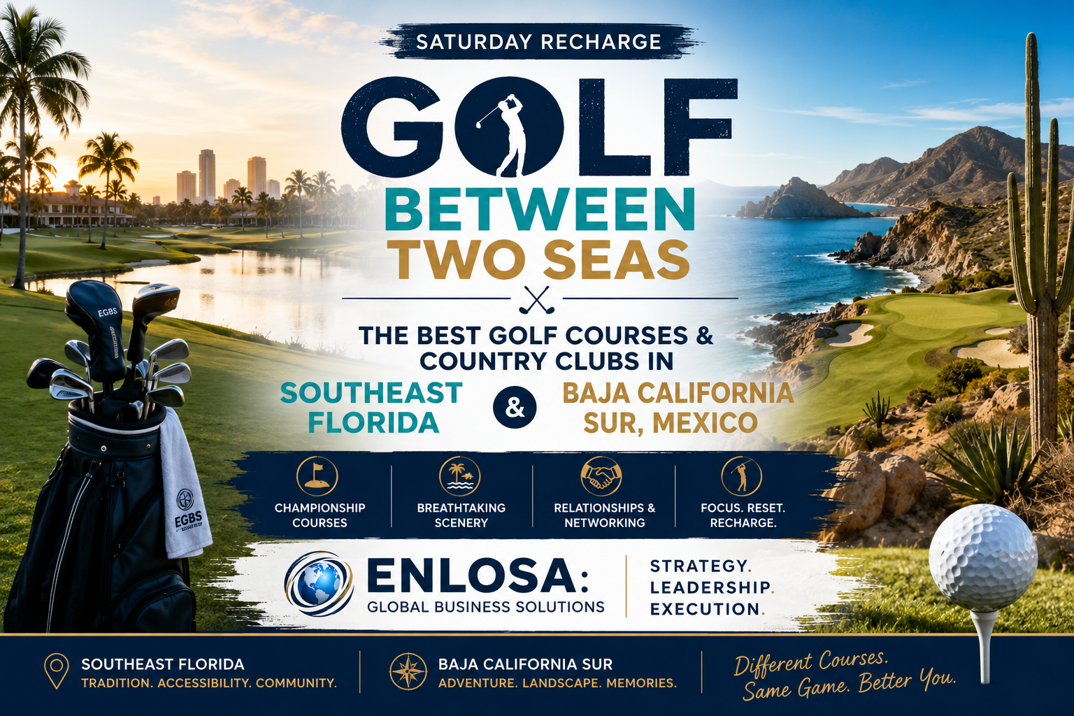 Saturday Recharge: Golf Between Two Seas — Southeast Florida and Baja California Sur